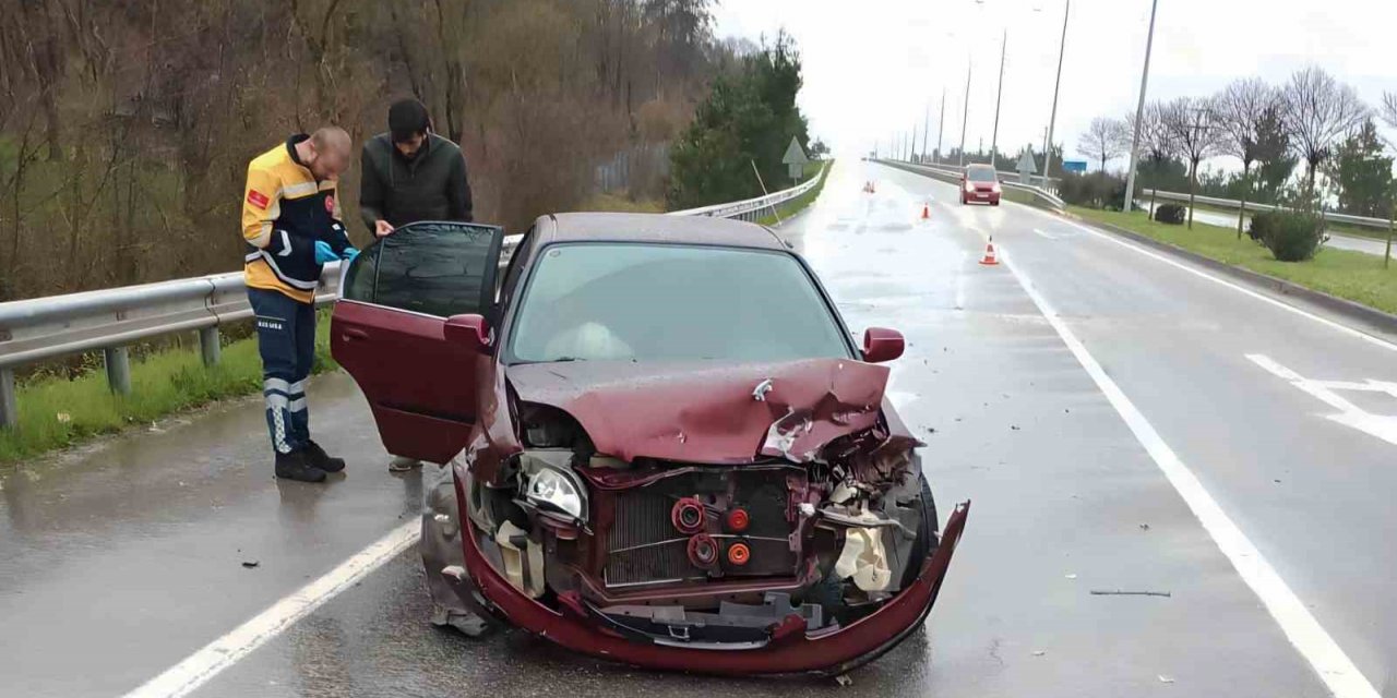 Samsun’da trafik kazası: 2 yaralı