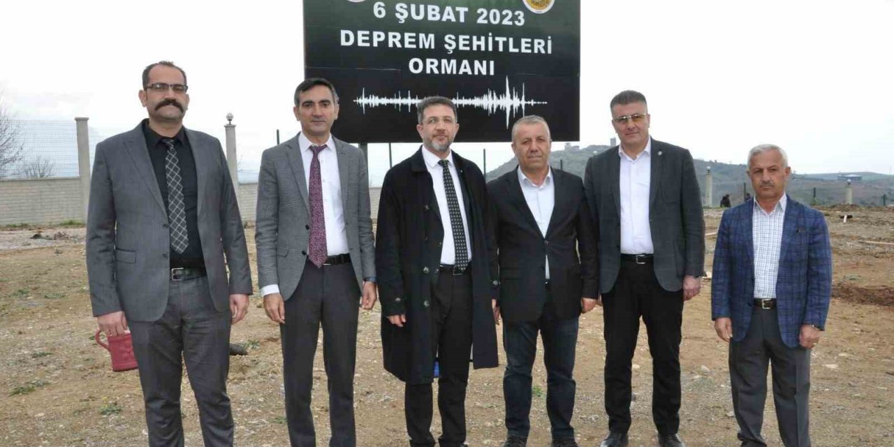 Şırnak Üniversitesinde “6 Şubat 2023 Deprem Şehitleri Ormanı” kuruldu