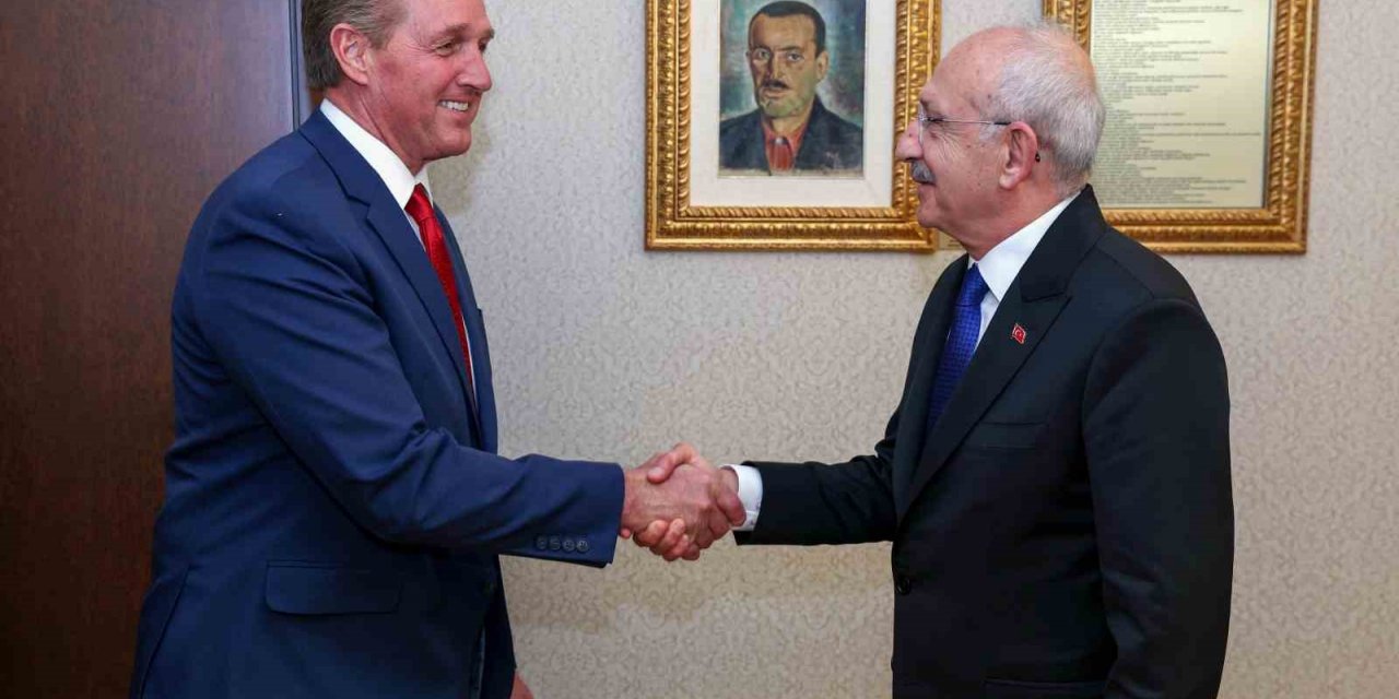 CHP lideri Kılıçdaroğlu, ABD Büyükelçisi Flake’i kabul etti