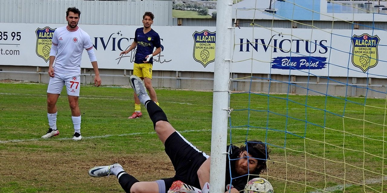 Alaçatıspor, 4’te 4 yaparak seriyi bozmadı