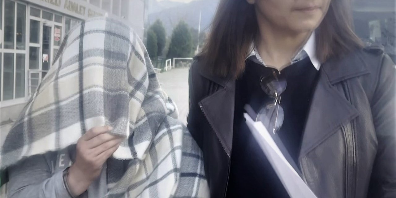 Bebeğini boğup eşi yakmaya çalışan kadın tutuklandı