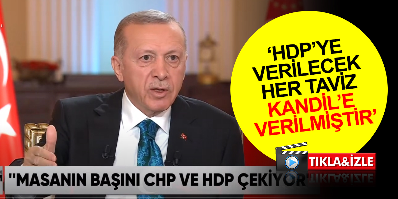 Cumhurbaşkanı Erdoğan: Demirtaş'ı, Apo'yu kurtarmaktan bahsediyor! Milletim vatana ihanet edenlere 14 Mayıs'ta yol vermeyecek