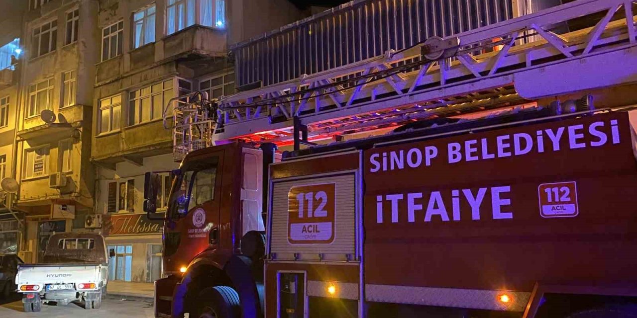 Sinop’ta 2 ayrı ikamette baca yangını