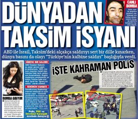 Dünya Taksim'i böyle gördü