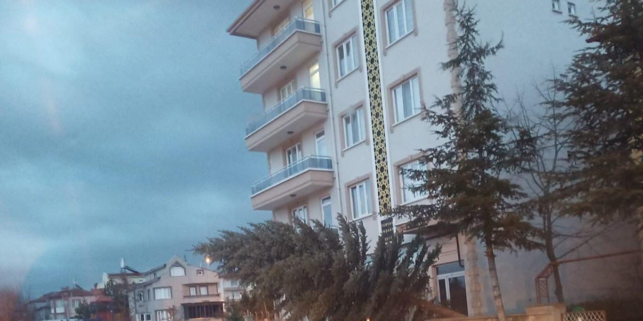 Gündüzün gece gibi karardığı ilçede fırtına ağaçları yerinden söktü