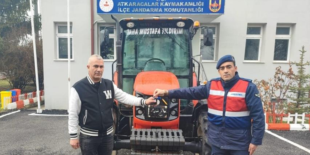 Çankırı'dan çalınan traktör ve pulluk Konya’da bulundu! 4 tutuklama
