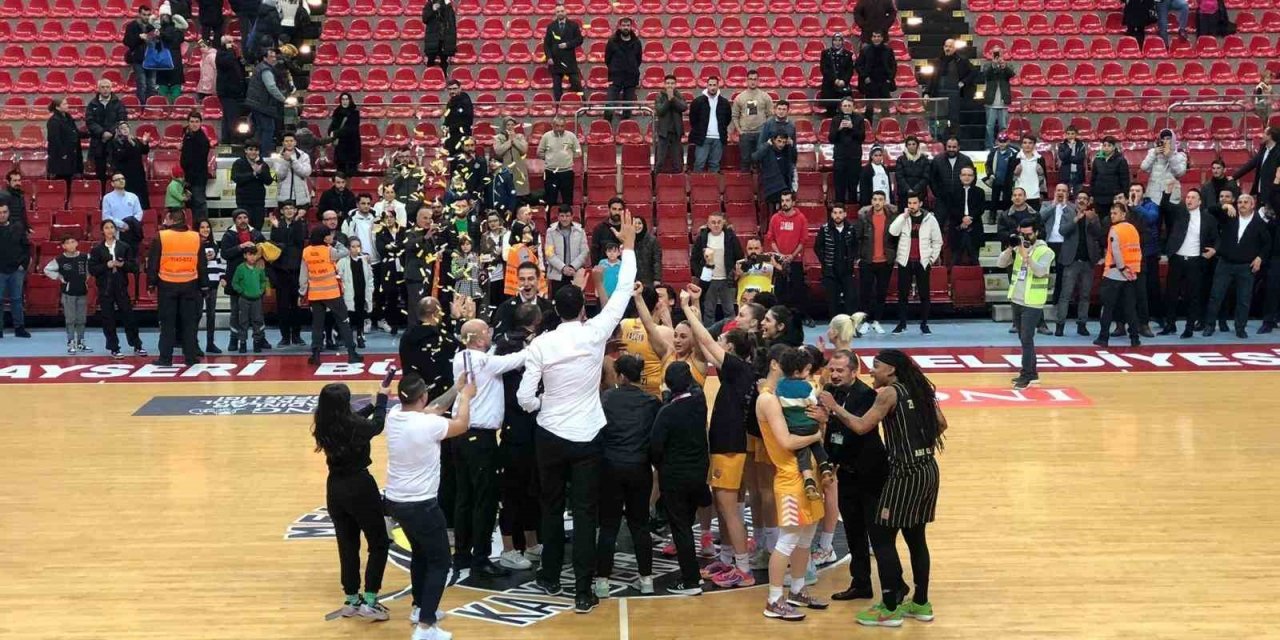 TKBL: Melikgazi Kayseri Basketbol: 76 - Çankaya Üniversitesi:66