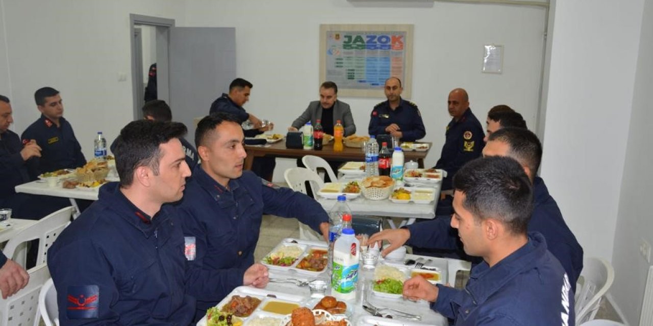 Kaymakam Odabaş, jandarma ile iftarda bir araya geldi