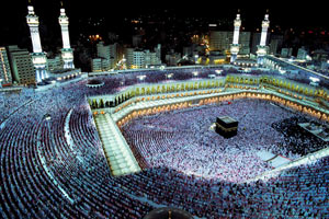 Mekke sular altında