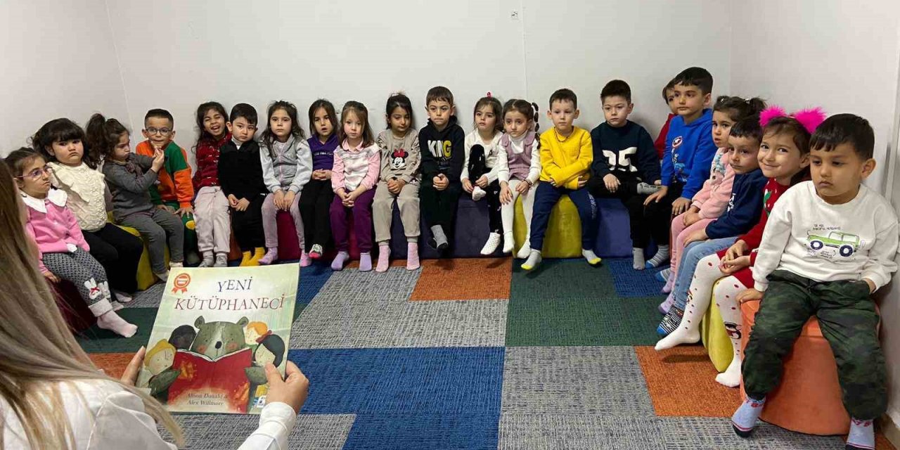 Büyükşehir Erkilet Kütüphanesi’nde minikler ağırlanıyor