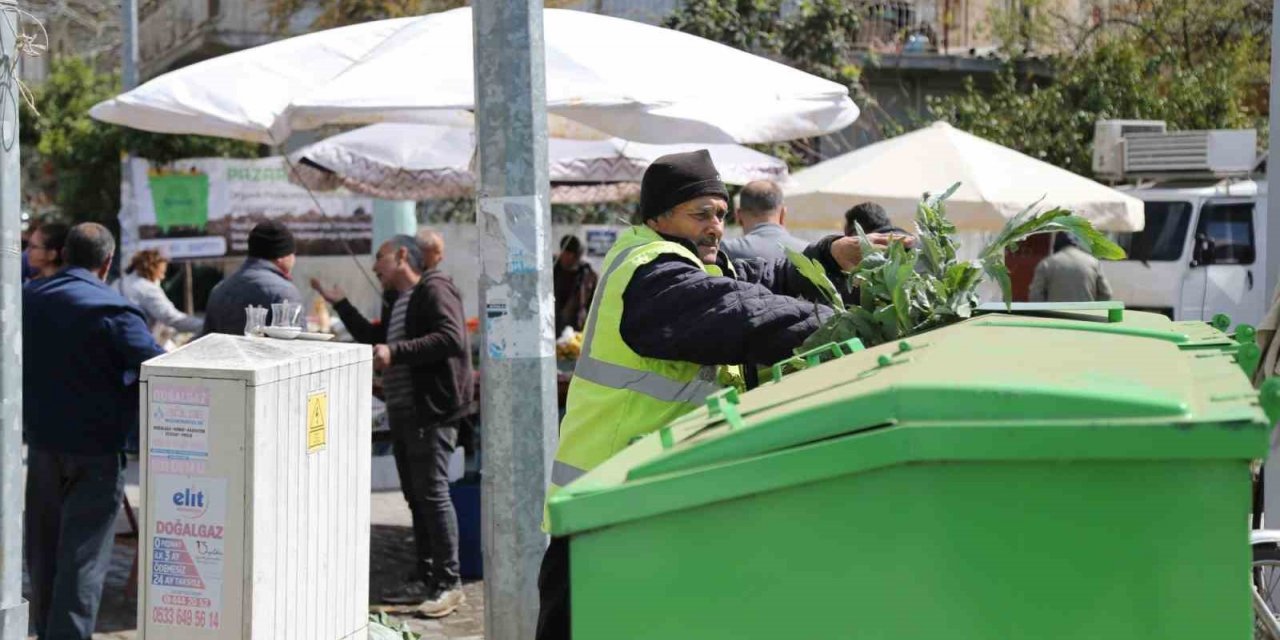 Selçuk’ta pazar atıkları kompost gübreye dönüştürülecek
