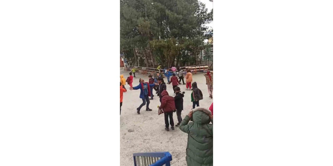 Mart sonu Ceylanpınar’da kar sürprizi