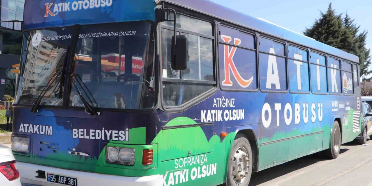 ‘Katık Otobüsü’ ile atıklar tekrar ekonomiye kazandırılıyor
