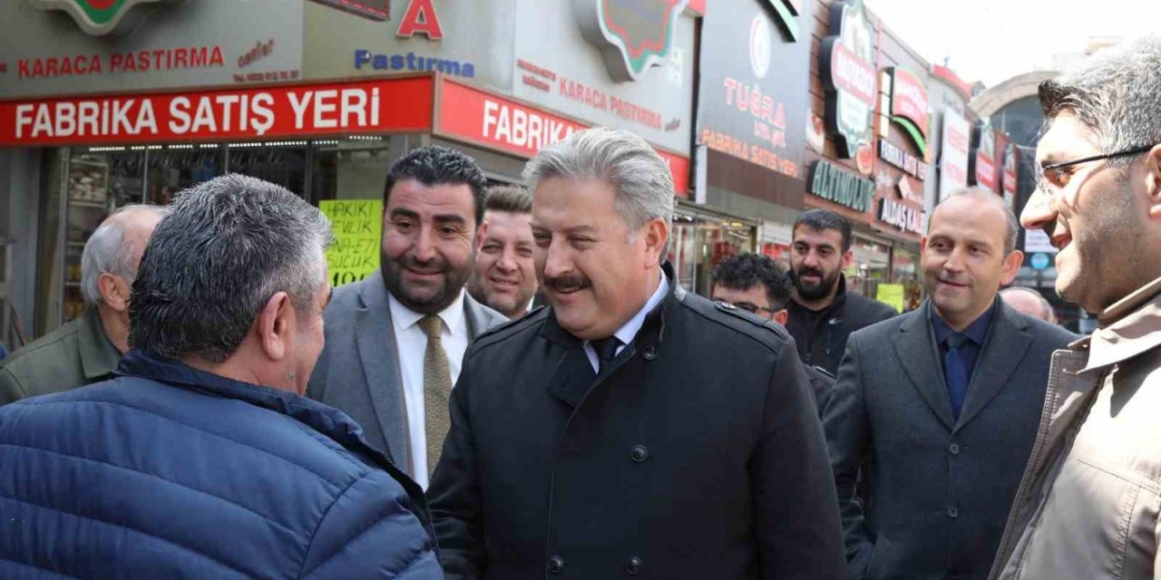 Başkan Palancıoğlu’ndan esnaf ziyareti