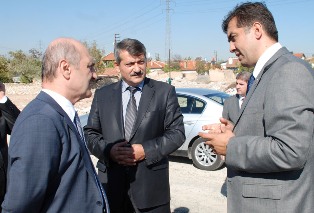 Bayraktar, Meram'daki inşaatları gezdi