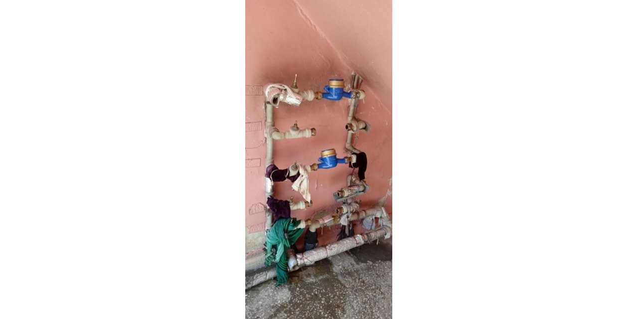 Batman’da hırsızlar su sayaçlarını çaldı