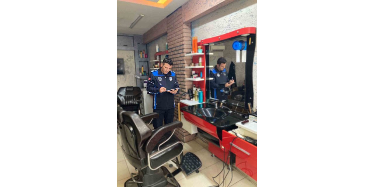 İnegöl’de berberlere denetim
