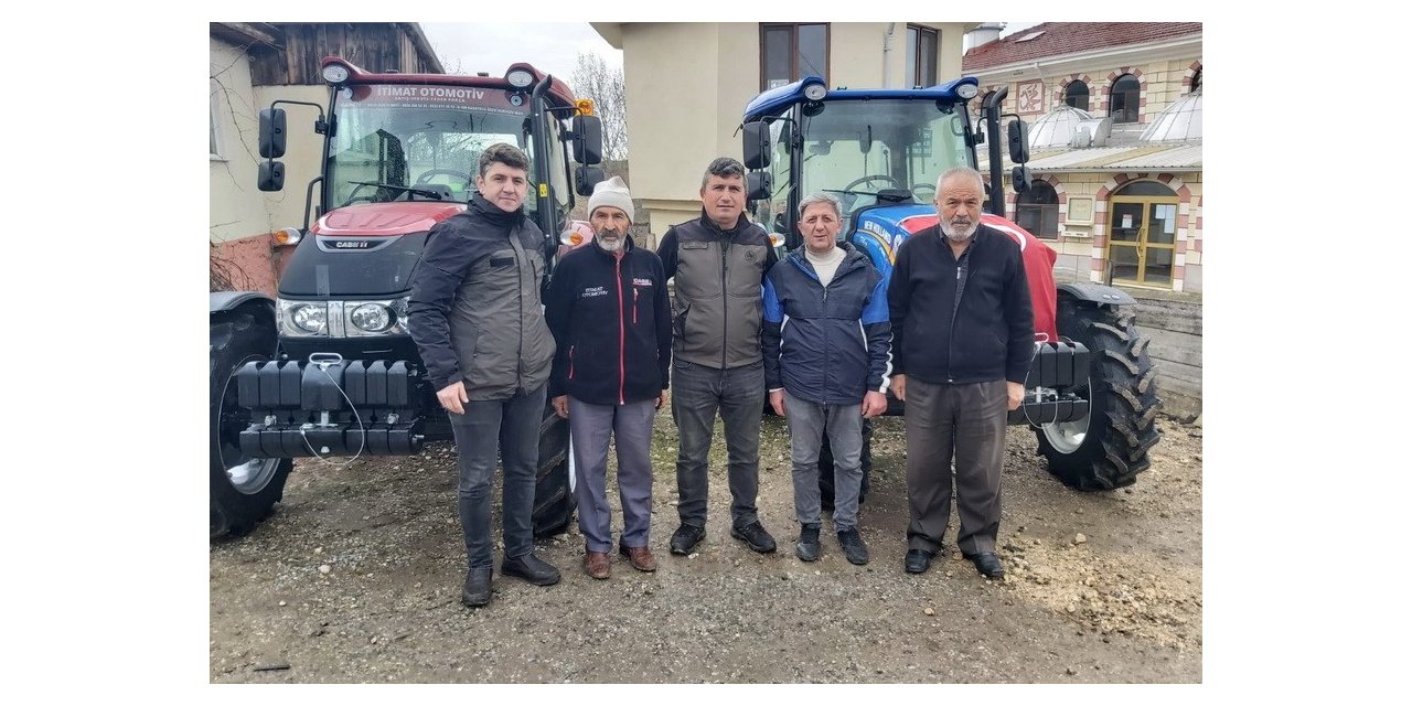 Bolu’da 1 milyon TL’lik kredi ile çiftçiler traktörlerine kavuştu