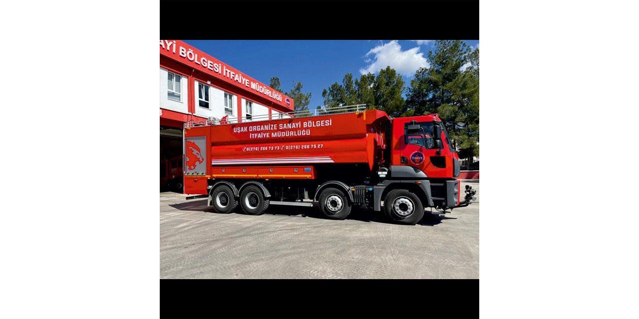 Uşak itfaiye parkuru güçlendi