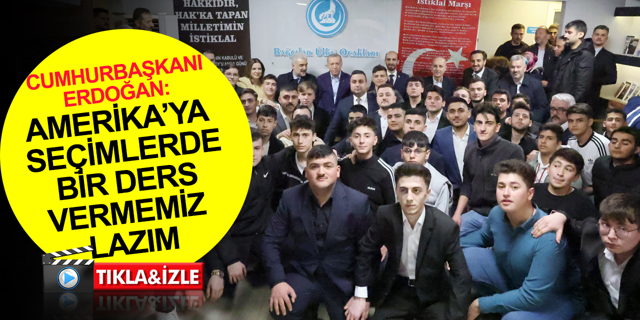 Cumhurbaşkanı Erdoğan'dan Biden ve büyükelçisine net tepki: Amerika’ya şu seçimlerde bir ders vermemiz lazım