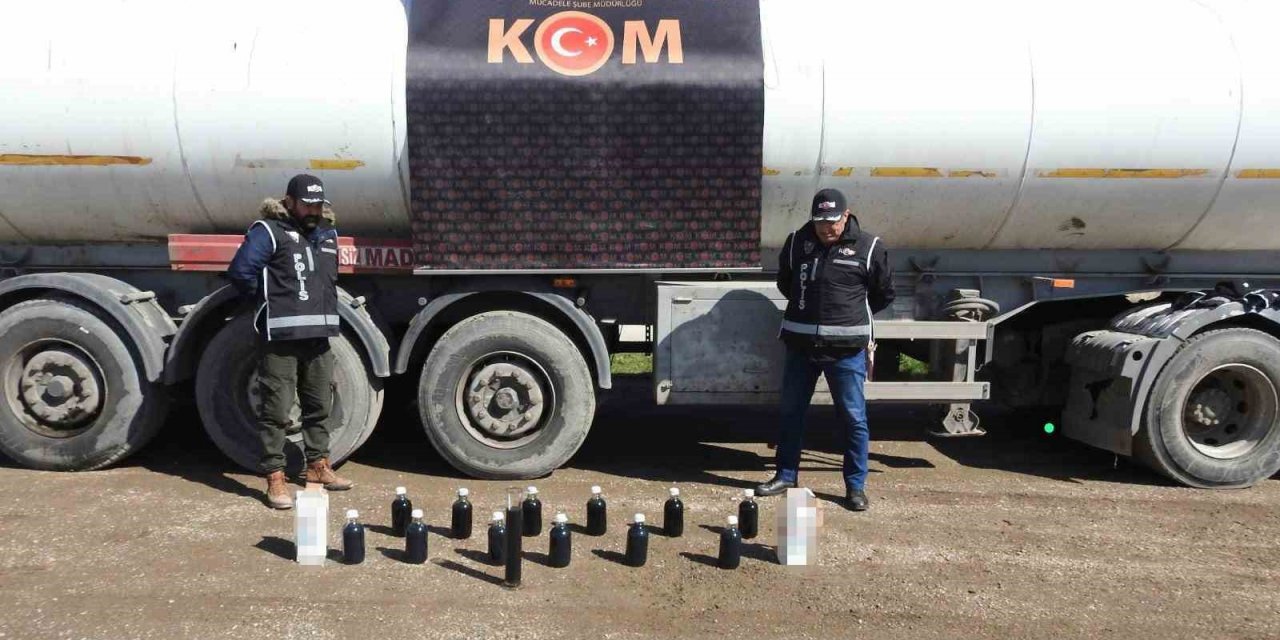 Eskişehir’de polis ekiplerinden kaçak yakıt operasyonu