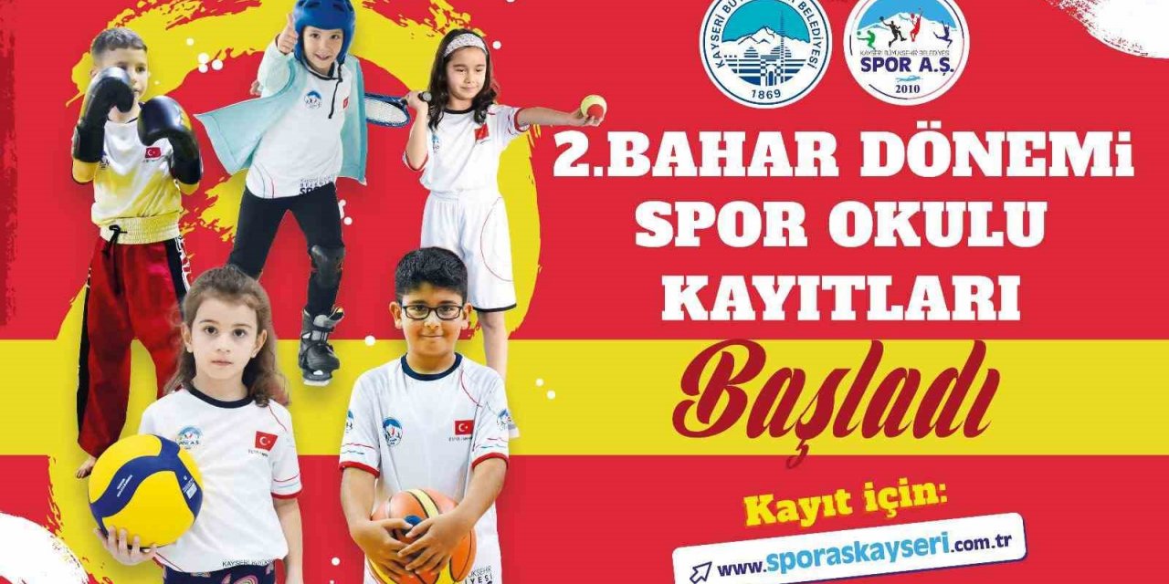 Büyükşehir Spor A.Ş.’nin 2’nci bahar dönemi spor okulları kayıtları başladı