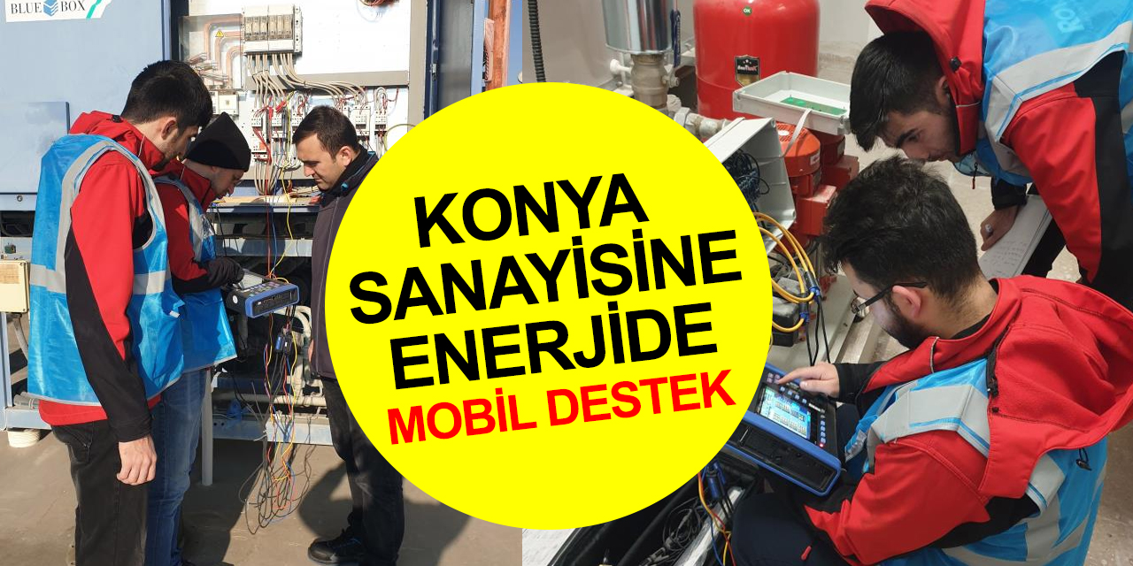Konya Sanayisine enerjide mobil destek! Başkan Büyükeğen'den enerji ölçümü çağrısı