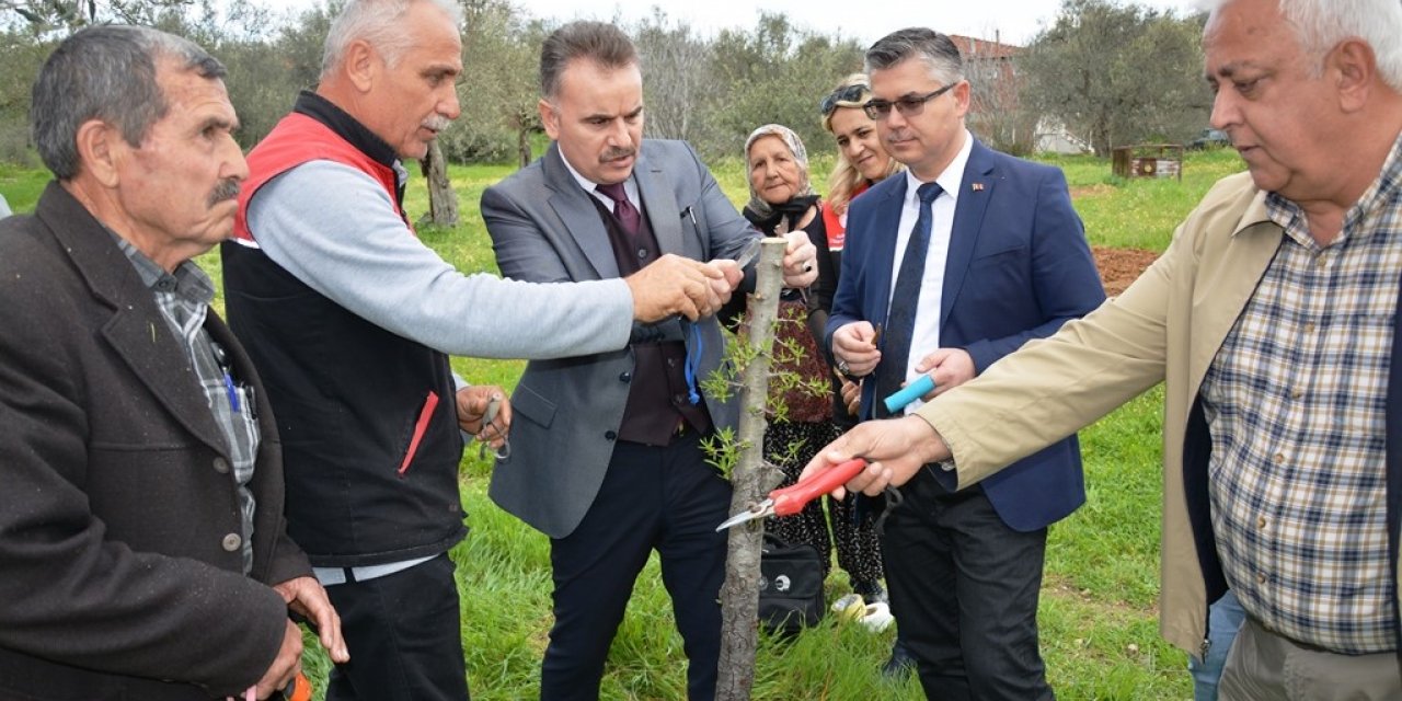Hacıarslanlar Mahallesi’nde aşılama teknikleri projesi uygulamalı olarak gerçekleştirildi
