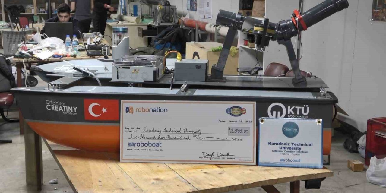 KTÜ-Ortahisar Creatiny RoboTeam Takımı ABD’de düzenlenen yarışmada dünya 2.’si oldu