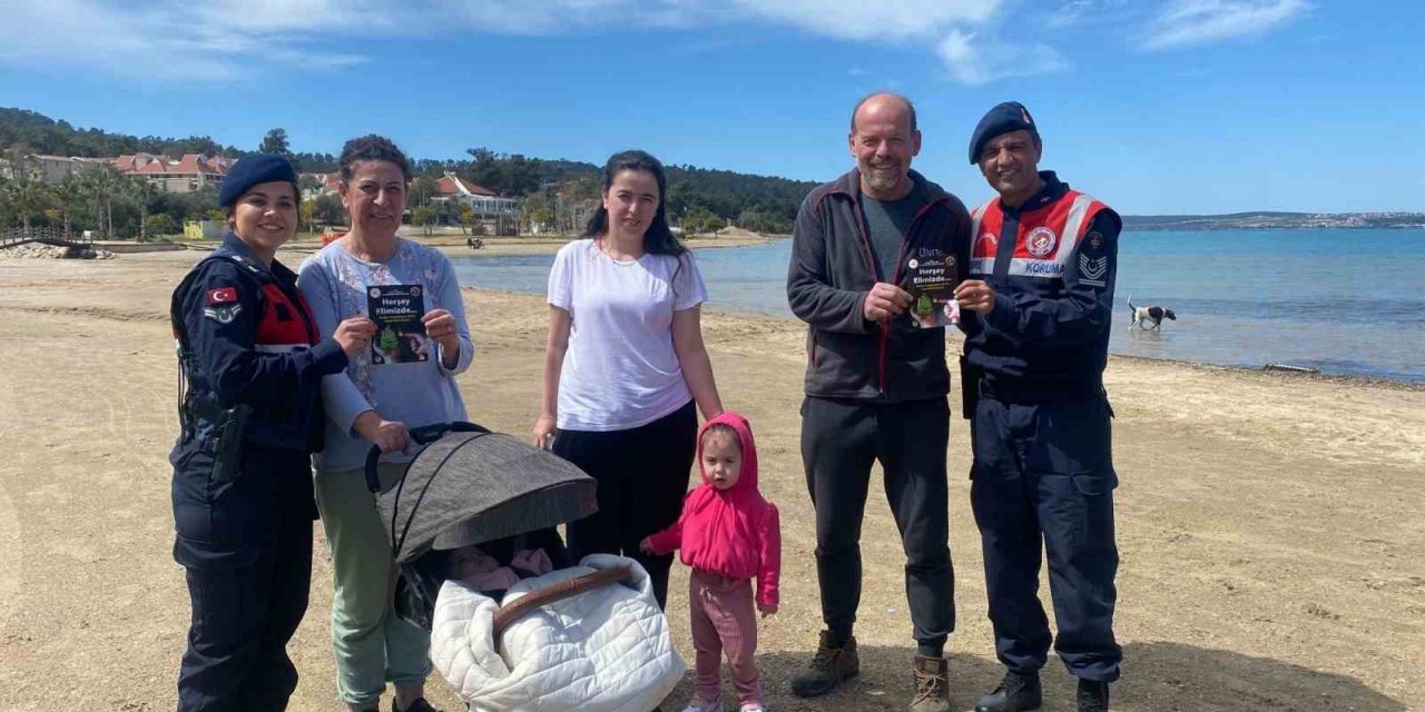 Jandarma Akbük’te orman yangınlara karşı bilgilendirdi