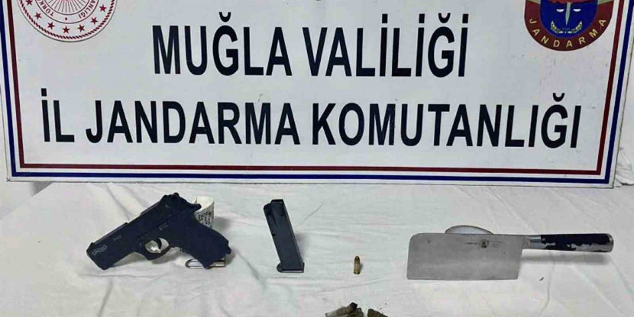 Fethiye’de esrar operasyonu