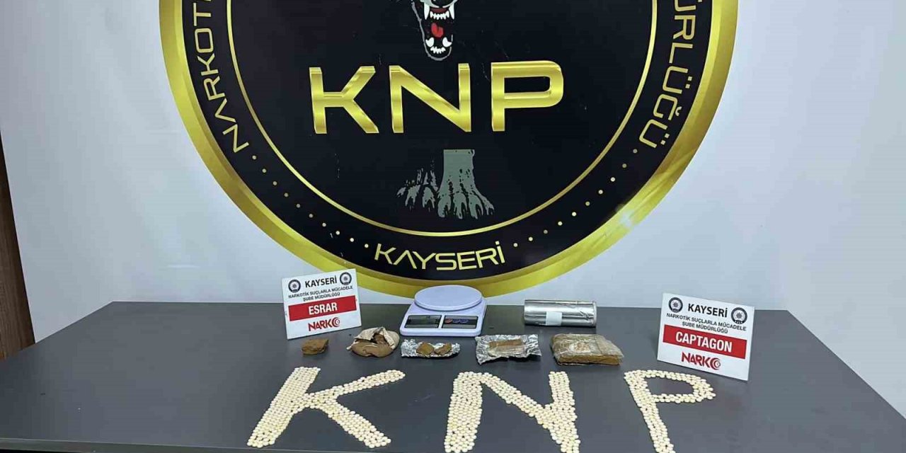 Kayseri’de uyuşturucu operasyonu: 2 Gözaltı