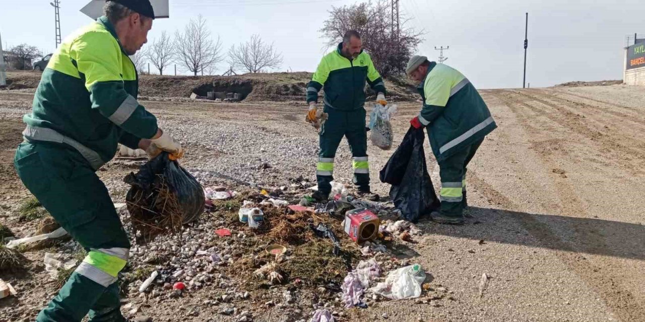 Keçiören’in kırsal kesimlerinde temizlik