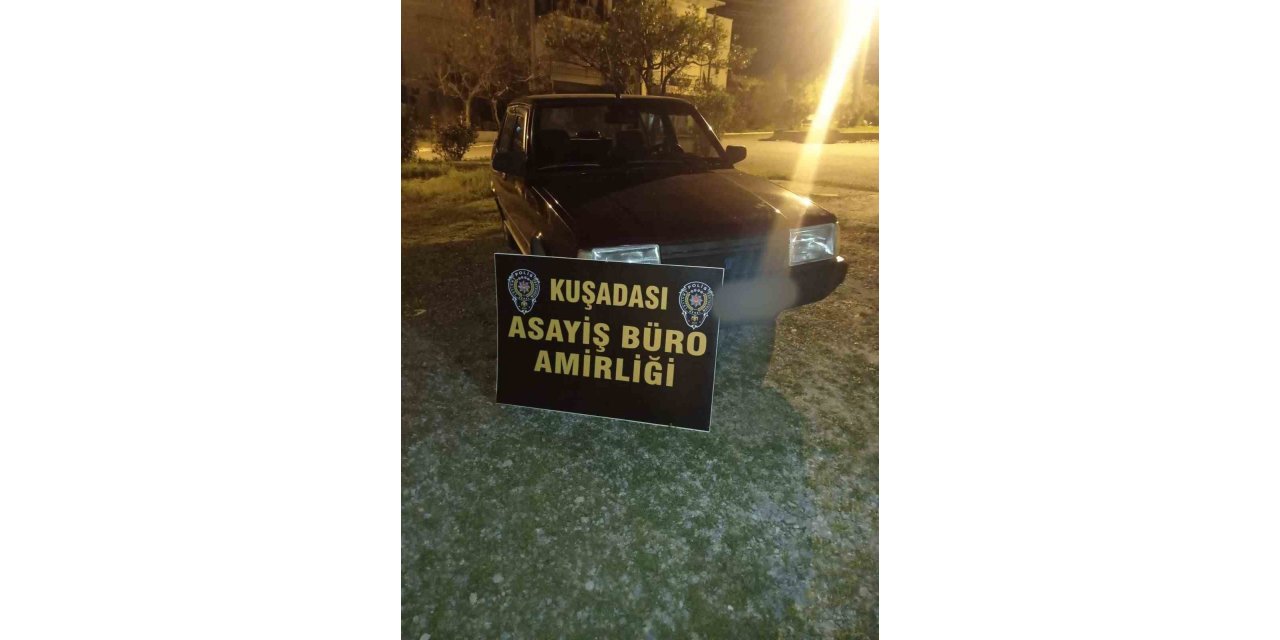 Çalınan otomobil asayiş ekipleri tarafından bulundu