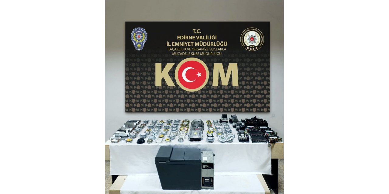 Edirne’de gümrük kaçağı ürünler ele geçirildi