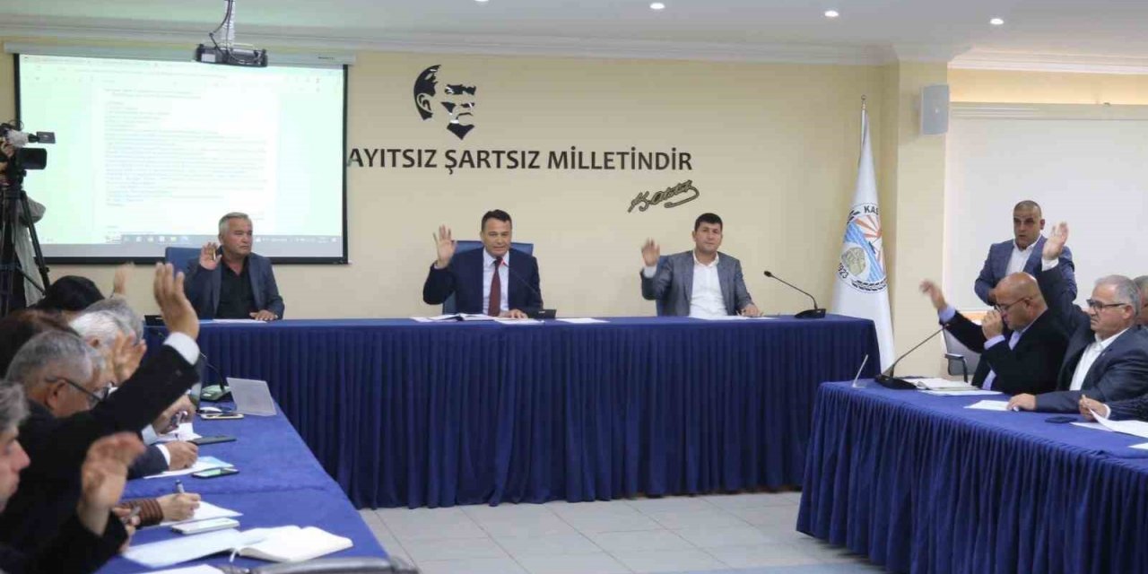 Kaş Belediyesi Nisan ayı meclis toplantısı yapıldı