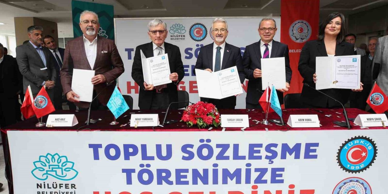 Nilüfer’de toplu sözleşme sevinci
