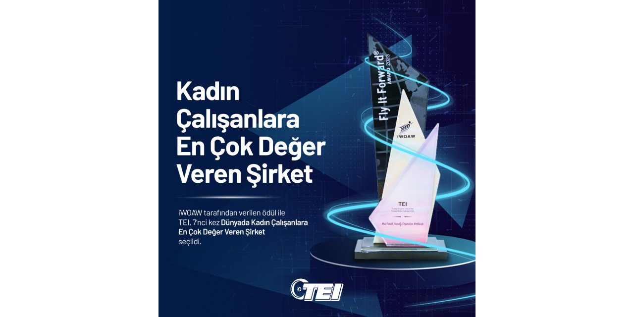 TEI’ye dünya çapında ödül
