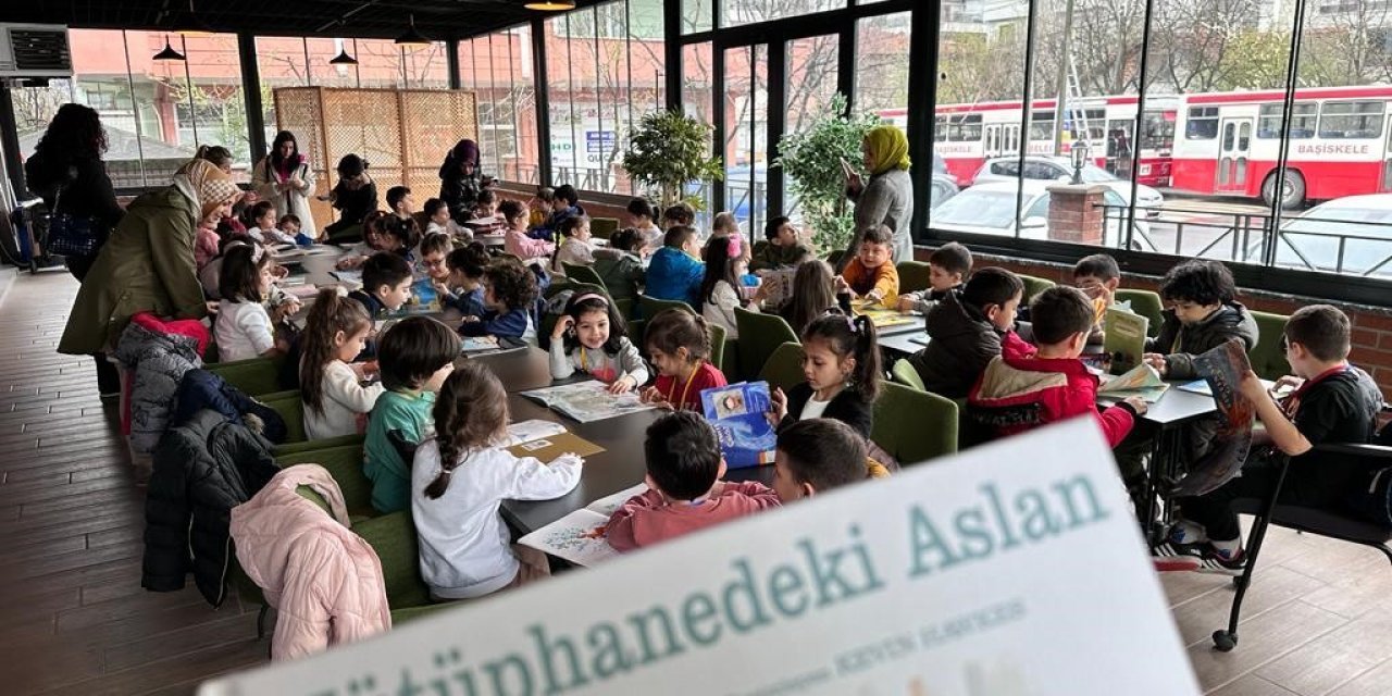 Çocuklardan kütüphaneye yoğun ilgi