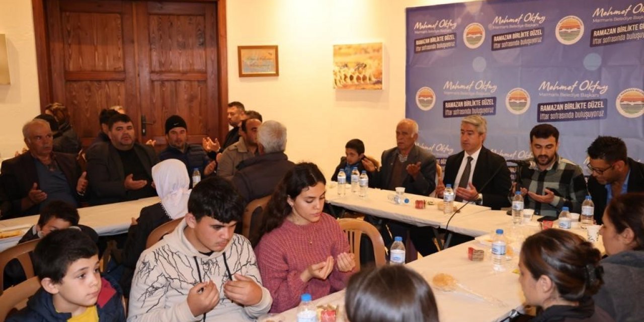 Marmaris’te iftar sofrası Osmaniye’de kuruldu