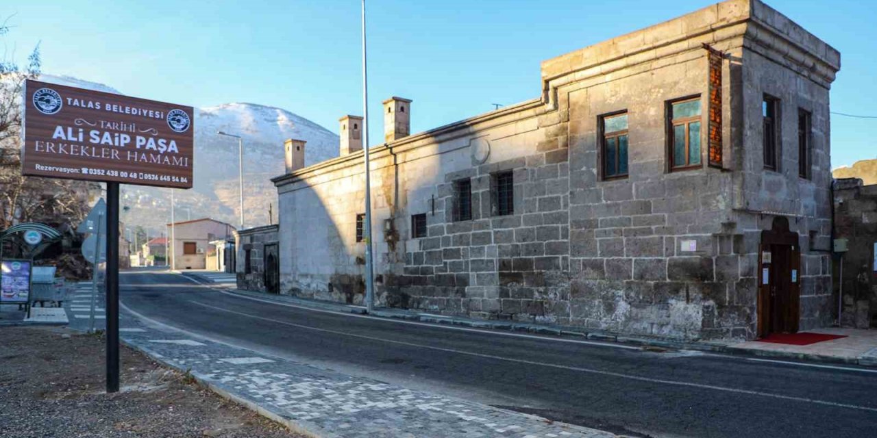 Talas’ın tarihi hamamına Ramazan ayarı