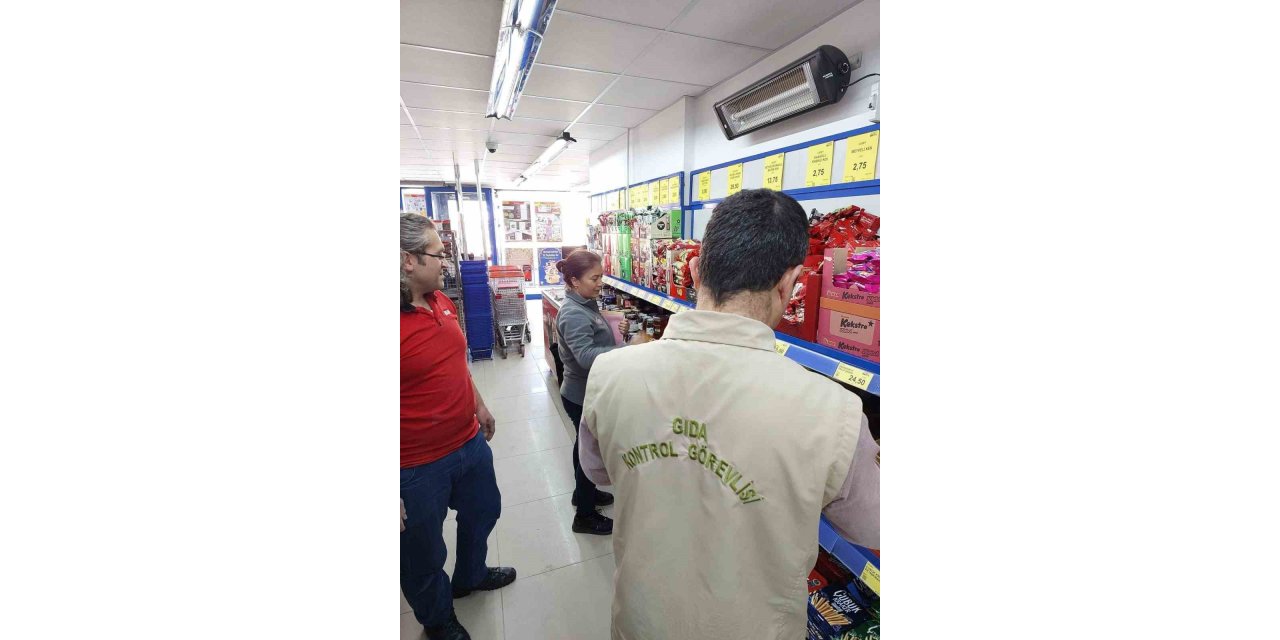 Bolvadin’de marketlere yönelik gıda denetimi