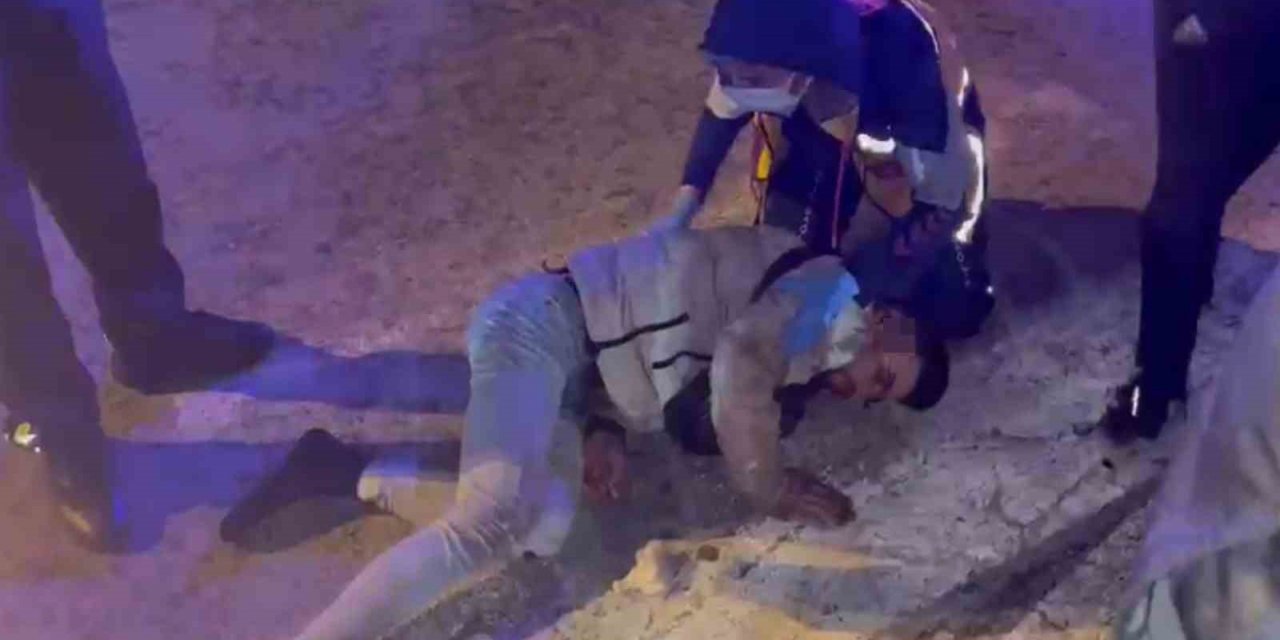 Alkollü ve ehliyetsiz motosiklet sürücüsü kaza yaptığına pişman oldu