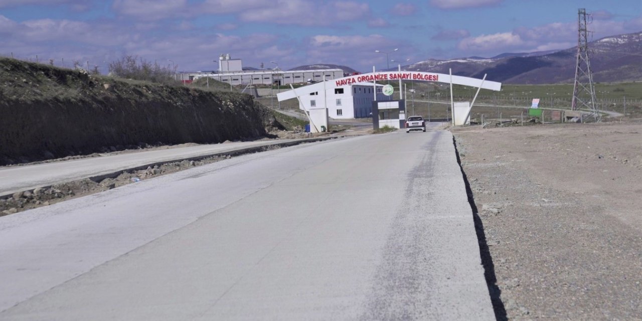 Havza OSB’nin yol sorunu çözüldü