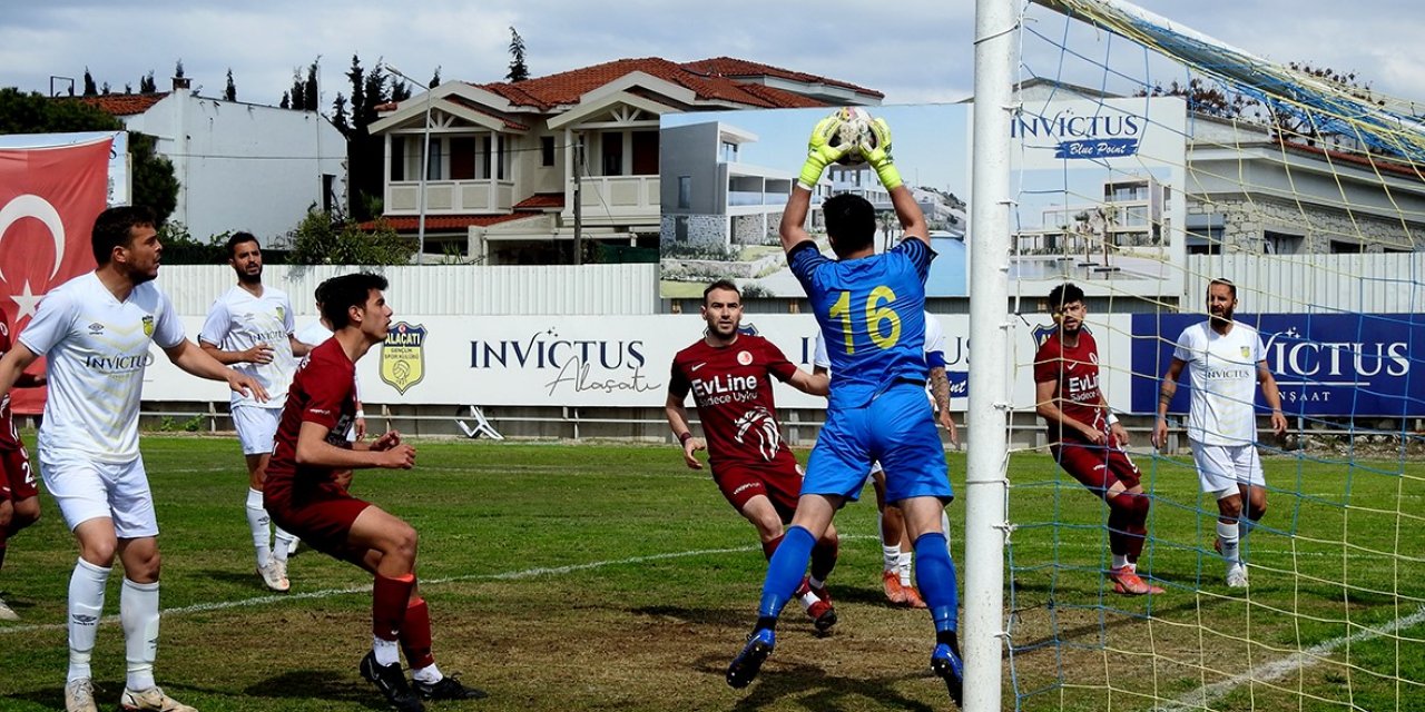 Alaçatıspor sahasında 1-1 berabere kaldı