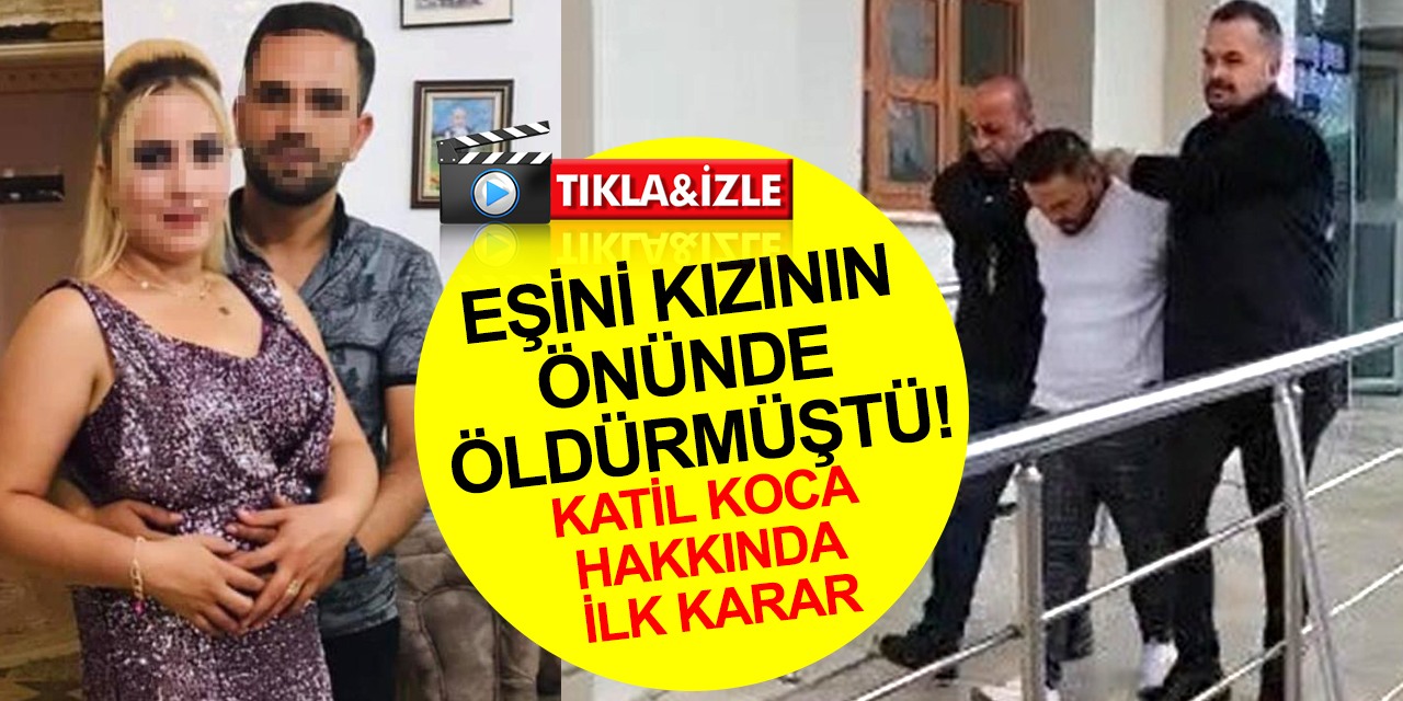 Konya'da iftar saati cinayetinde yeni gelişme! Eşini kızının gözü önünde öldüren kocanın ifadesi şok etti