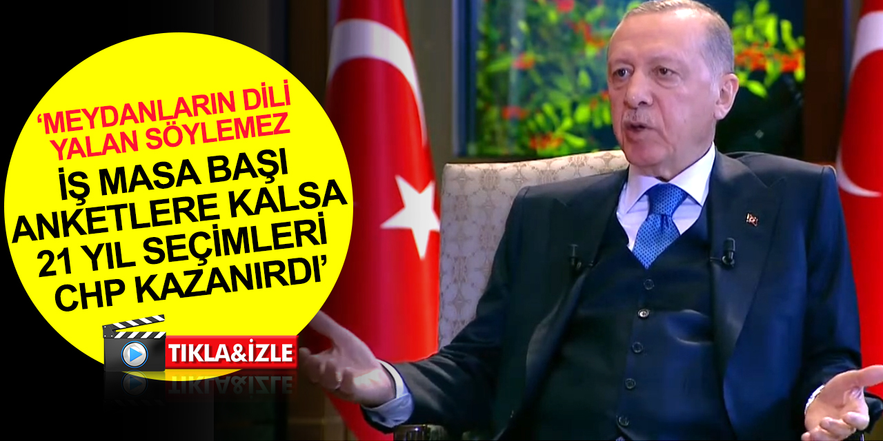 Cumhurbaşkanı Erdoğan: Hem cumhurbaşkanlığında hem mecliste açık ara öndeyiz