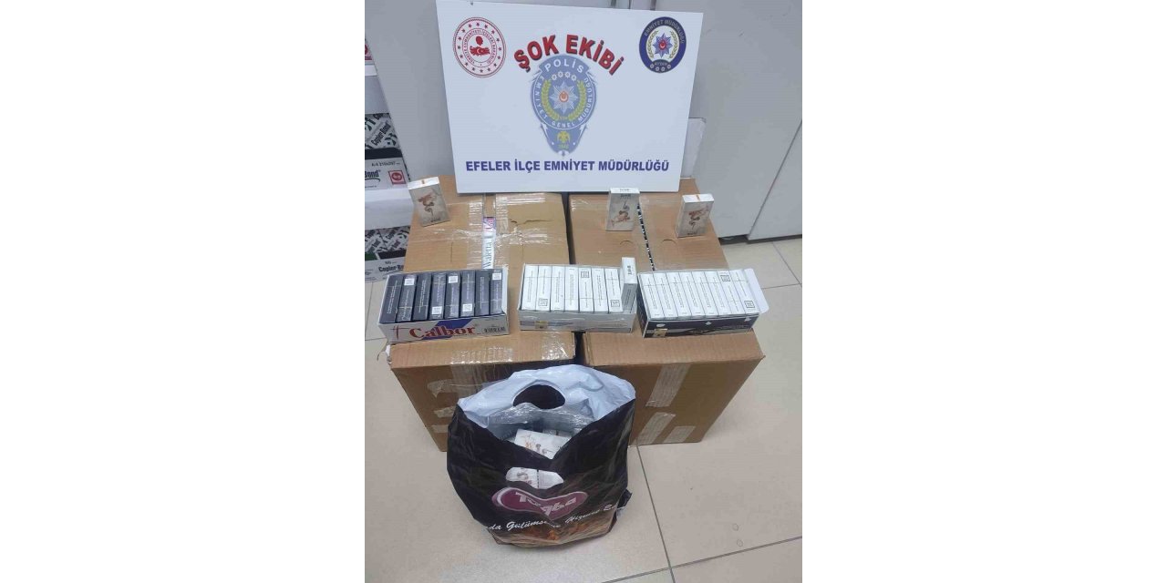 Aydın’da sigara kaçakçısı şok ekibine takıldı