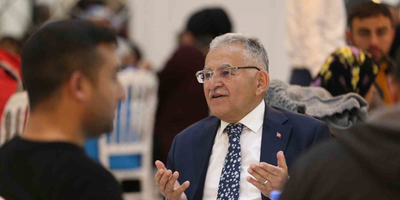 Başkan Büyükkılıç: "Önemli olan bir gönül sofrası oluşturmak"