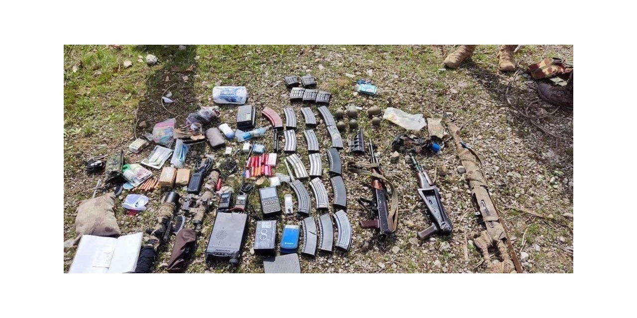Pençe-Kilit Operasyonu’nda silah ve mühimmat ele geçirildi